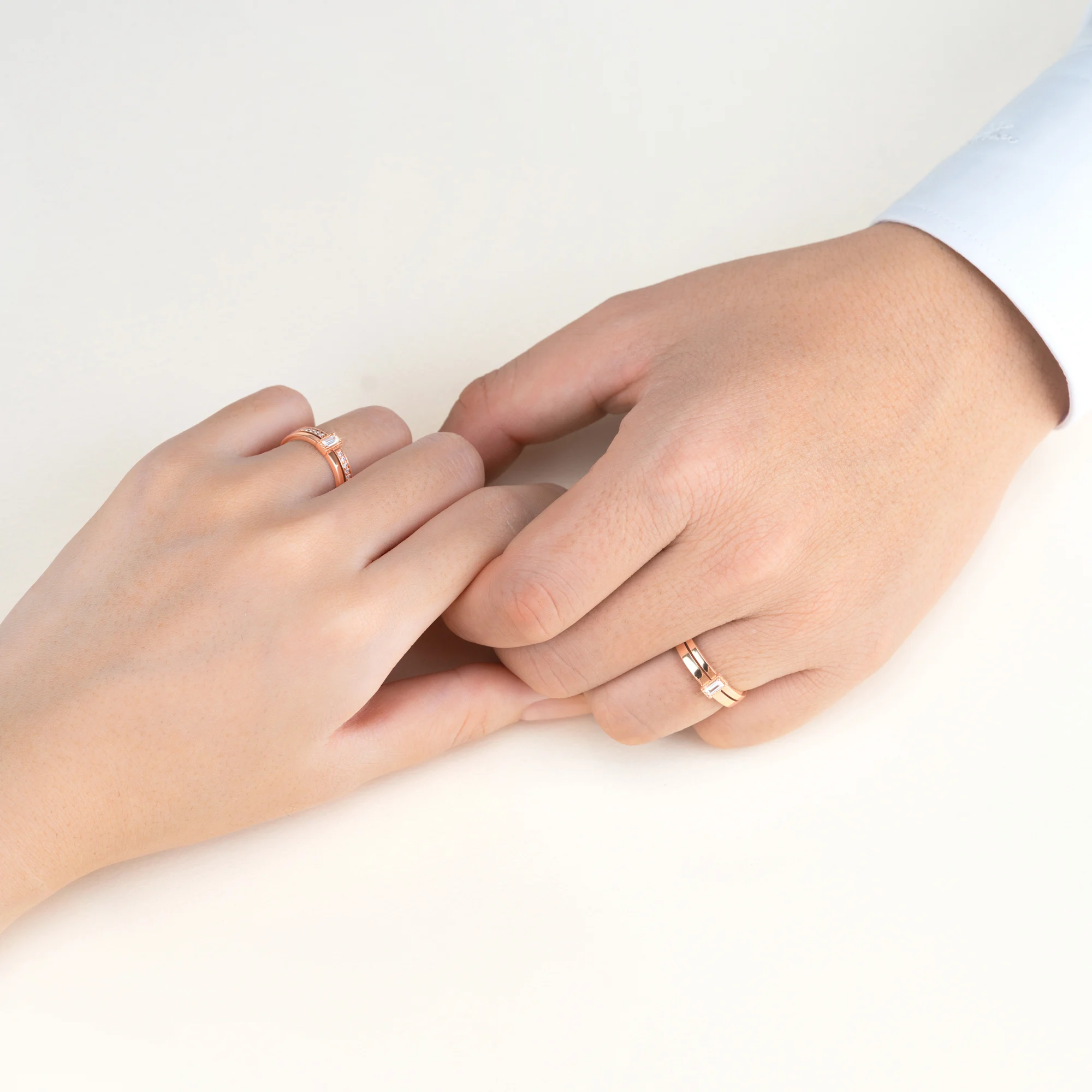 Vintage Wedding Band Set NCC9004 6